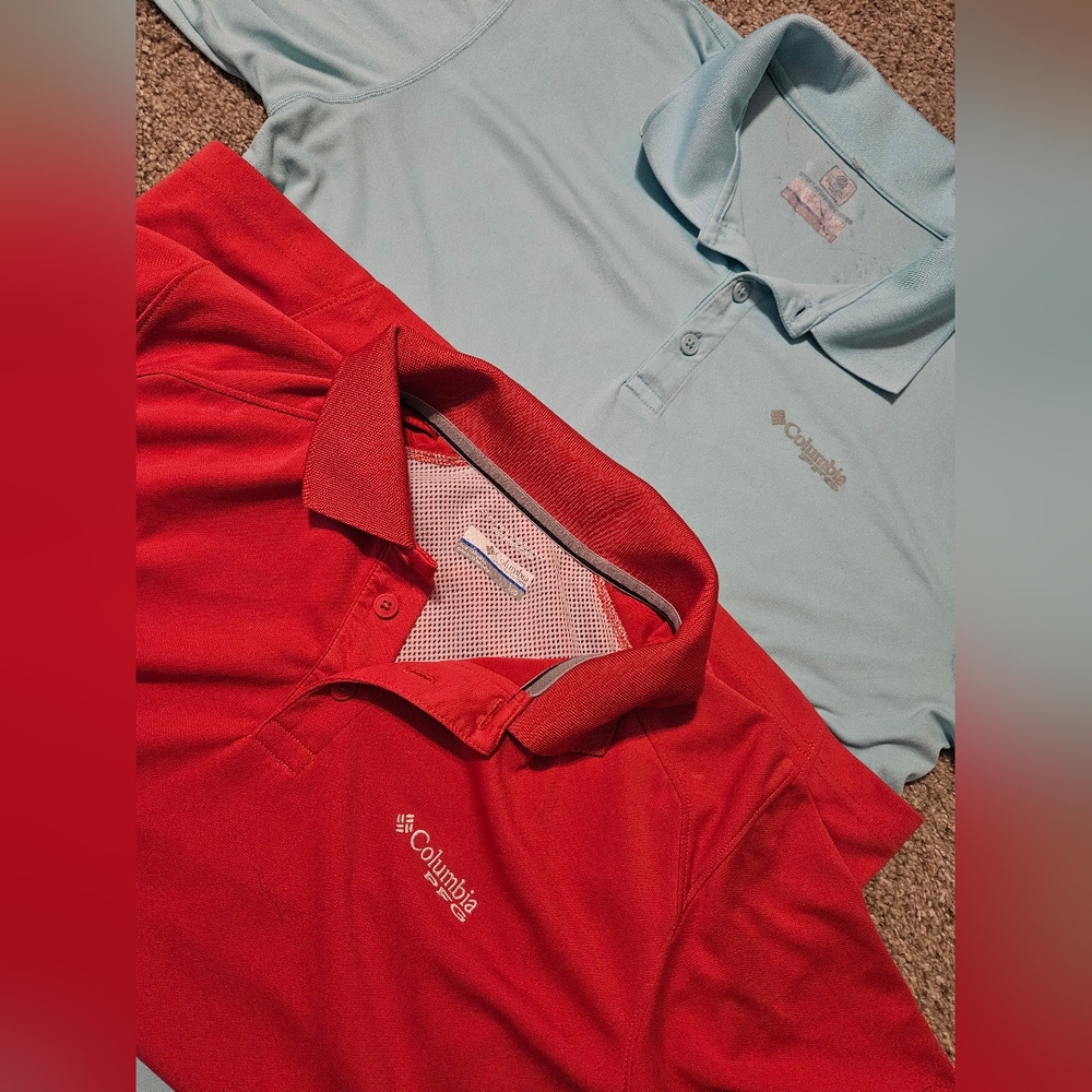 mens Large Columbia collar shirt bundle - Picture 2 of 2
